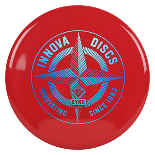 Innova Disc Golf First Run Star Sync Putt and Approach 3/3/0/1 Red/Blue Holo 171 grams
