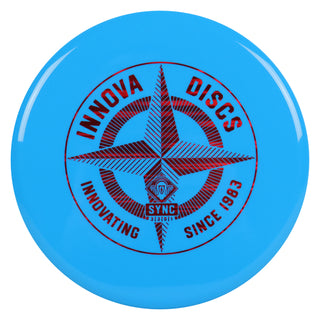 Innova Disc Golf First Run Star Sync Putt and Approach 3/3/0/1 Blue/Red Holo 173 grams