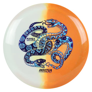 Innova Disc Golf Limited Edition Duo Mamba Distance Driver Orange/Blue Waves 173 grams