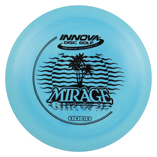 Innova Disc Golf DX Mirage Putting Disc 3/4/-3/0 Light Blue/Black 157 grams