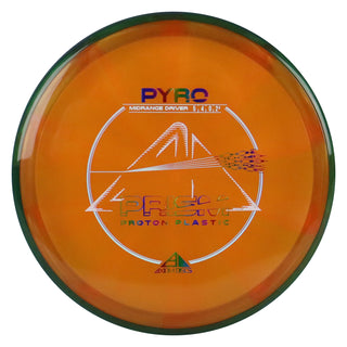 Axiom Disc Golf Pyro Prism Midrange Proton Plastic 5/4/0/2.5 Bronze/Dark Green 177 grams
