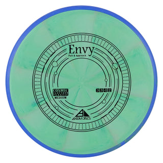 Axiom Disc Golf Cosmic Electron Envy Putter 3/3/0/2 Green/Blue Blend 172 grams