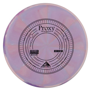 Axiom Disc Golf Cosmic Electron Proxy Putter 3/3/-1/0.5 Light Purple/Purple Pink 172 grams