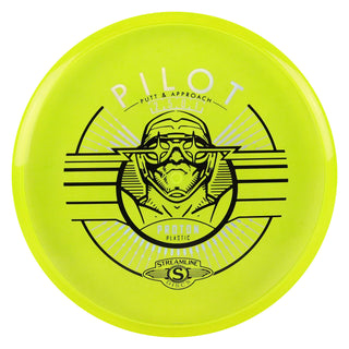 Streamline Disc Golf Proton Pilot Putter 2/5/0/1 Yellow/Holo 170 grams