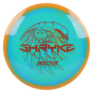 Innova Disc Golf Halo Star Shryke Distance Driver 13/6/-2/2 Orange Aqua/Orange 172 grams