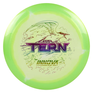 Innova Disc Golf Halo Star Tern Distance Driver 12/6/-3/2 Lime White/Rainbow 162 grams