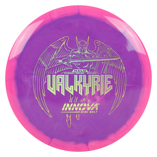 Innova Disc Golf Halo Star Valkyrie Fairway Driver 9/4/-2/2 Pink Purple/Gold Holo 171 grams