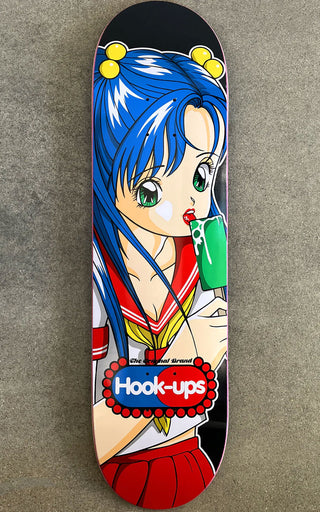 Hook Ups Skateboard Deck Ice Cream Girl 8.25"