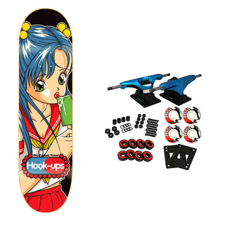 Hook Ups Skateboard Complete Ice Cream Girl 8.25"
