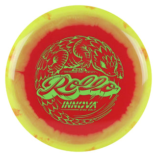Innova Disc Golf Halo Star Rollo Midrange (Roller) 5/6/-4/1 Yellow Red/Olive 180 grams