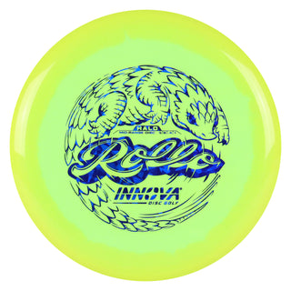 Innova Disc Golf Halo Star Rollo Midrange (Roller) 5/6/-4/1 Yellow Lime/Navy Shatter 180 grams
