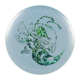 Discraft Disc Golf Big Z Buzzz Midrange Disc 5/4/-1/1 Light Blue/Shamrocks 177-180g