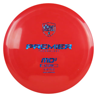 Discmania Disc Golf Q-Line Premier MD3 Midrange 5/6/0/2 Red/Blue Shatter 178 grams