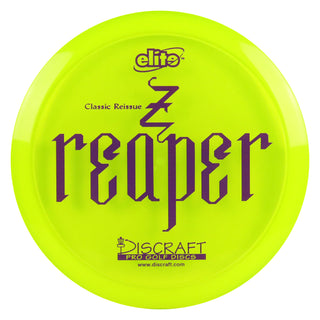 Discraft Disc Golf Classic Reissue Z Reaper Fairway Driver 8/3/0/1 Yellow/Purple 173g
