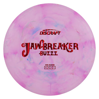 Discraft Disc Golf Jawbreaker Buzzz Midrange 5/4/-1/1 Light Pink/Red Lines 175-176g