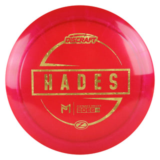Discraft Disc Golf Paul McBeth Z Line Hades Distance Driver 12/6/-3/2 Red/Gold Stars 170-172 grams