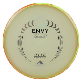 Axiom Disc Golf Eclipse 2.0 Envy Putter 3/3/0/2 Glow/Orange Yellow 173 grams