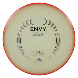Axiom Disc Golf Eclipse 2.0 Envy Putter 3/3/0/2 Glow/Red Orange 174 grams