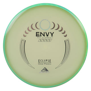 Axiom Disc Golf Eclipse 2.0 Envy Putter 3/3/0/2 Glow/Mint Blend 173 grams