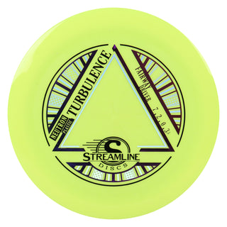 Streamline Disc Golf Neutron Turbulence Fairway Driver 7/2/0/3.5 Yellow/Indigo Purple 167 grams