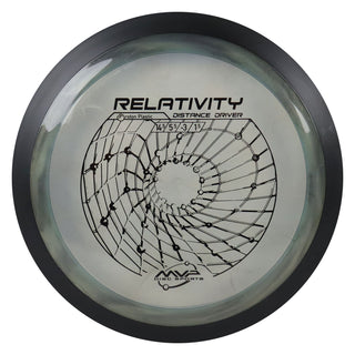 MVP Disc Golf Proton Relativity Distance Driver 14.5/5.5/-3/1.5 Clear Smoke 173 grams