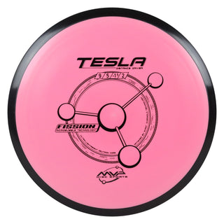 MVP Disc Golf Fission Tesla Distance Driver 9/5/-1.5/2 Pink 156 grams
