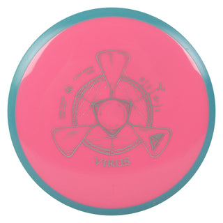 Axiom Disc Golf Neutron Virus Distance Driver 9/5/-3.5/1 Pink/Slate Blue 168 grams