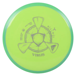 Axiom Disc Golf Neutron Virus Distance Driver 9/5/-3.5/1 DayGlo/Green Blue 168 grams