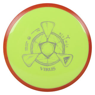 Axiom Disc Golf Neutron Virus Distance Driver 9/5/-3.5/1 DayGlo/Red Orange 174 grams