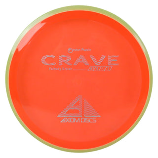 Axiom Disc Golf Proton Crave Fairway Driver 6.5/5/-1/1 Hot Orange/Yellow 174 grams