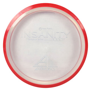 Axiom Disc Golf Proton Insanity Distance Driver 9/5/-2/1.5 Clear/Red 173 grams