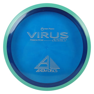 Axiom Disc Golf Proton Virus Distance Driver 9/5/-3.5/1 Dark Blue/Teal 159 grams