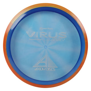 Axiom Disc Golf Proton Virus Distance Driver 9/5/-3.5/1 Dark Blue/Orange Yellow 164 grams