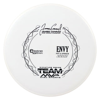 Axiom Disc Golf Electron Soft James Conrad Signature Envy Putter 3/3/0/2 Whiteout 172 grams