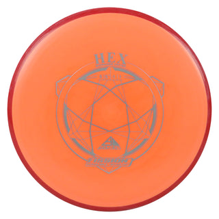 Axiom Disc Golf Fission Hex Midrange 5/5.5/-1/1 Hot Orange/Red 175 grams