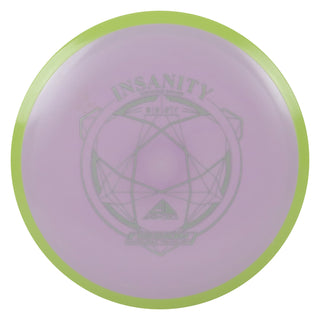 Axiom Disc Golf Fission Insanity Distance Driver 9/5/-2/1.5 Lavender/Yellow 167 grams