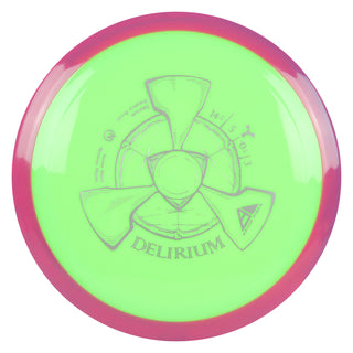 Axiom Disc Golf Neutron Delirium Distance Driver 14.5/5/-0.5/3 Green/Purple 175 grams