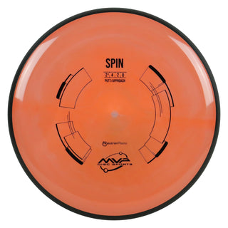MVP Disc Golf Neutron Spin Putter 2.5/4/-2/0 Burnt Orange 168 grams