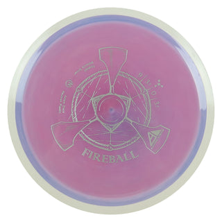 Axiom Disc Golf Neutron Fireball Distance Driver 9/3.5/0/3.5 Purple Maroon/White 172 grams
