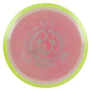 Axiom Disc Golf Neutron Fireball Distance Driver 9/3.5/0/3.5 Light Red/Yellow 170 grams