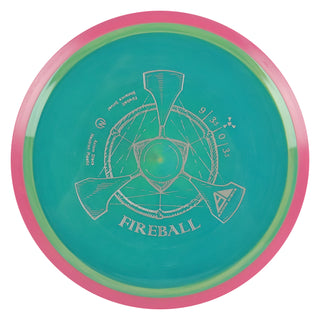 Axiom Disc Golf Neutron Fireball Distance Driver 9/3.5/0/3.5 Turquoise/Pink 173 grams