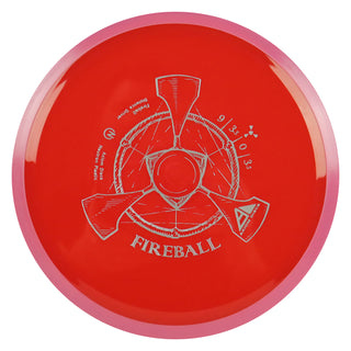 Axiom Disc Golf Neutron Fireball Distance Driver 9/3.5/0/3.5 Red/Pink 172 grams
