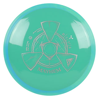 Axiom Disc Golf Neutron Mayhem Distance Driver 13/5/-1.5/2 Teal/Aqua Blue 166 grams