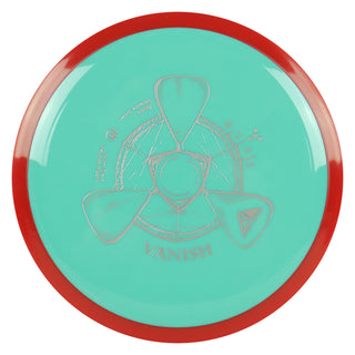 Axiom Disc Golf Neutron Vanish Distance Driver 11/5/-3/2 Teal/Red 169 grams