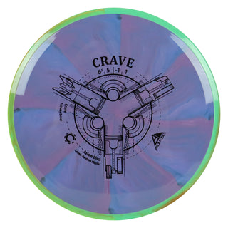 Axiom Disc Golf Cosmic Neutron Crave Fairway Driver 6.5/5/-1/1 Blue Pink/Green Orange 173 grams