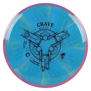 Axiom Disc Golf Cosmic Neutron Crave Fairway Driver 6.5/5/-1/1 Blue /Pink Purple 173 grams
