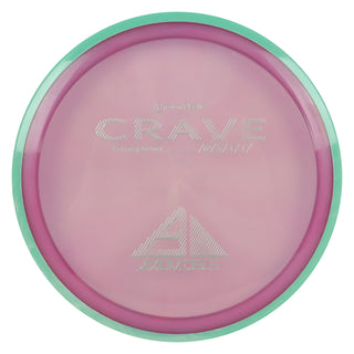 Axiom Disc Golf Proton Crave Fairway Driver 6.5/5/-1/1 Dark Pink/Teal White 167 grams