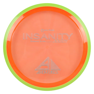 Axiom Disc Golf Proton Insanity Distance Driver 9/5/-2/1.5 Orange/Lime 168 grams
