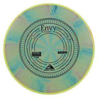 Axiom Disc Golf Cosmic Electron Envy Firm Putter 3/3/0/2 Blue Red/Yellow Red 174 grams
