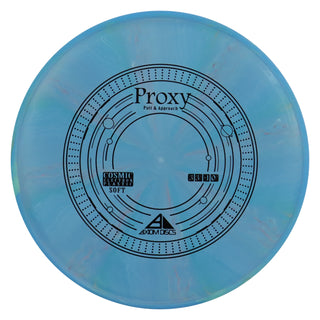 Axiom Disc Golf Cosmic Electron Proxy Soft Putter 3/3/-1/0.5 Blue/Blue 174 grams